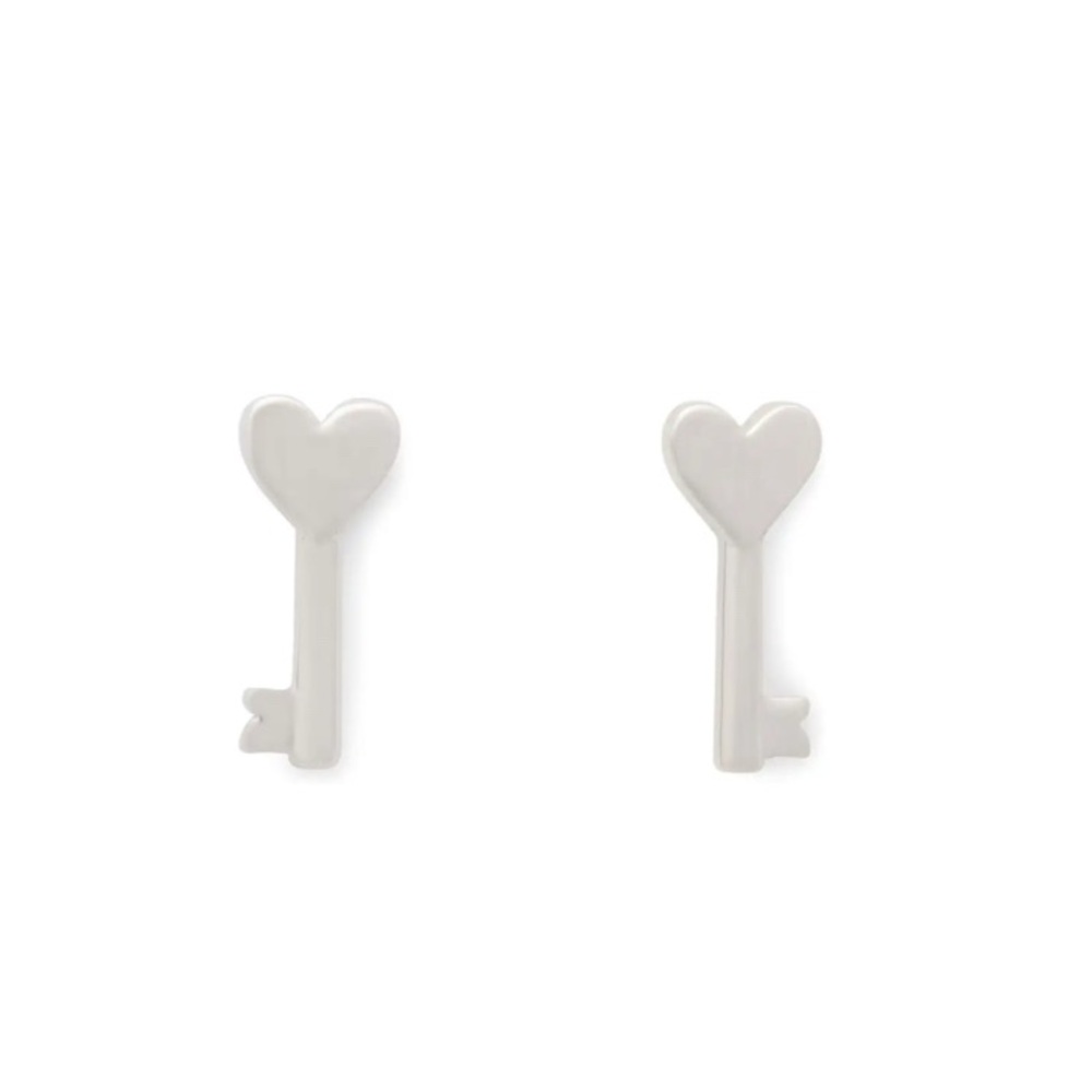 Kate Spade Nee York Key Stud Earrings NWT - Picture 4 of 7